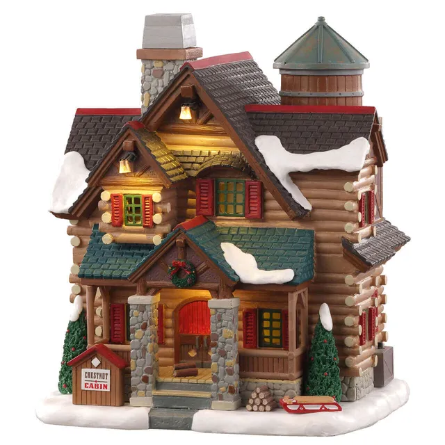 lemax-chestnut-cabin-maison-lumineuse-vail-village image 1