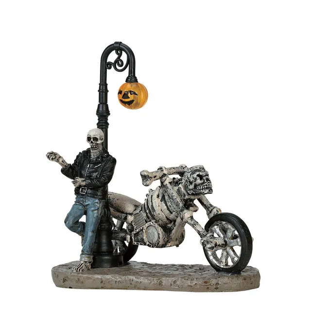 lemax-bad-to-the-bone-figurine-spooky-town-halloween image 1