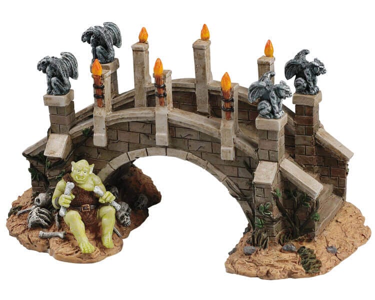 lemax-troll-bridge-pont-troll-spooky-town-halloween image 1