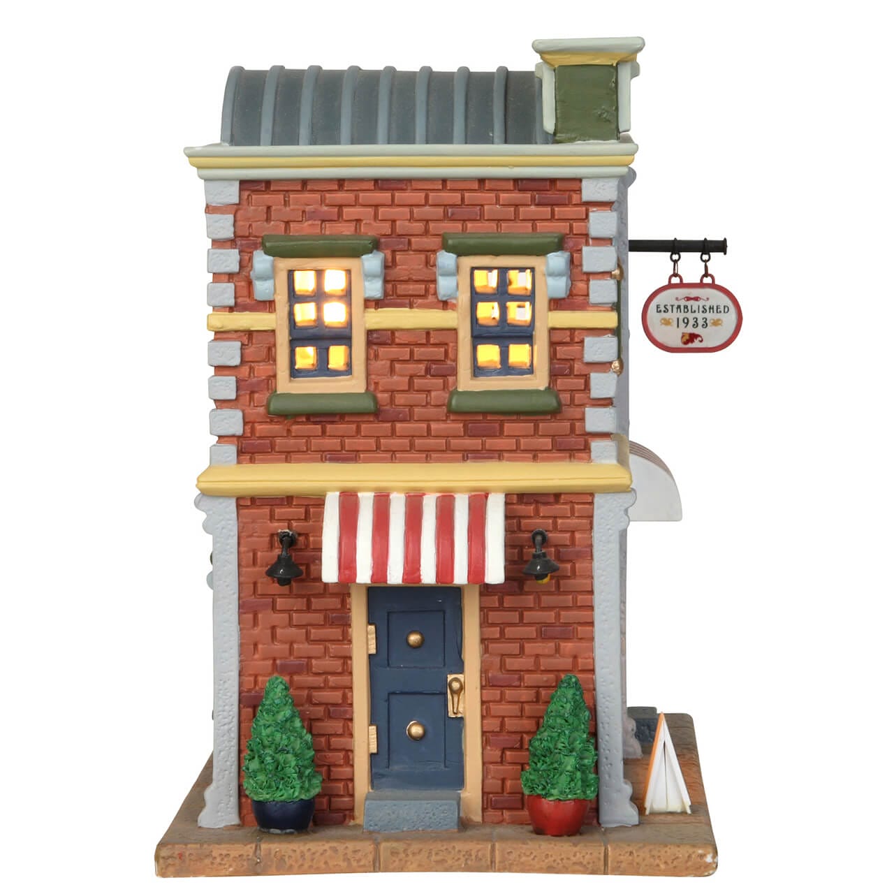 lemax-o-connor-s-billiards-bar-billard-miniature-lumineux image 3