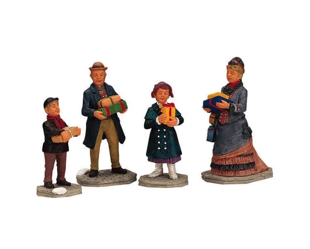 lemax-shopping-family-figurine-village-de-no-l image 1