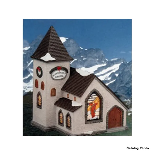 lemax-mountaincrest-chapel-chapelle-miniature-lumineuse-village-de-no-l image 1