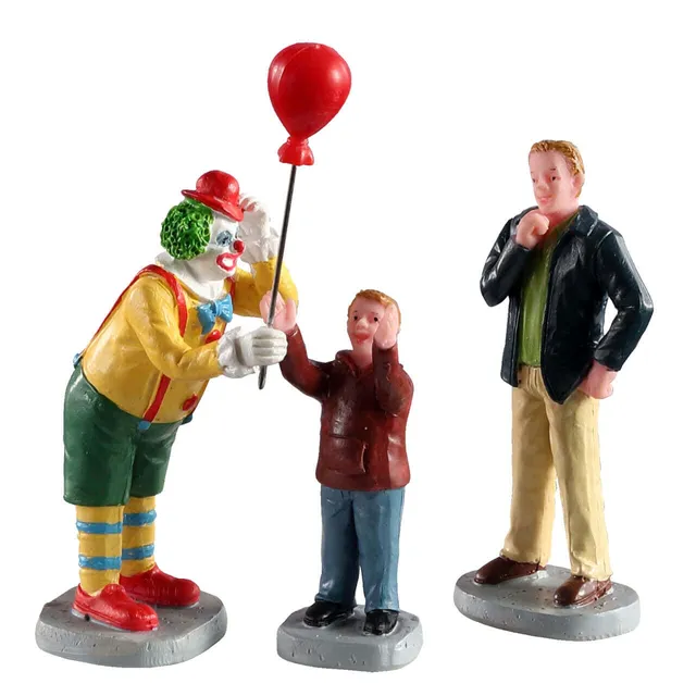 lemax-friendly-clown-figurine-clown-carnaval-avec-ballon image 1