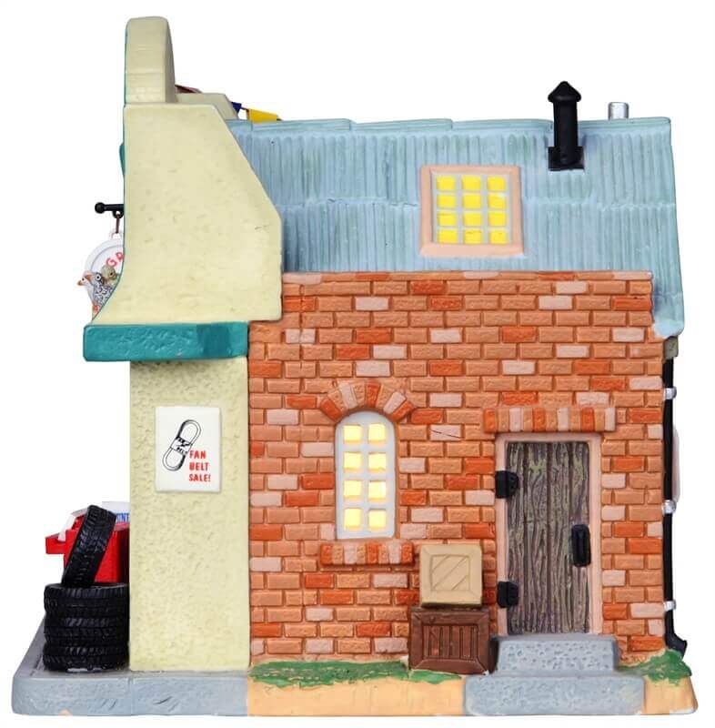 lemax-greeley-sons-auto-parts-b-timent-village-miniature-lumineux image 3