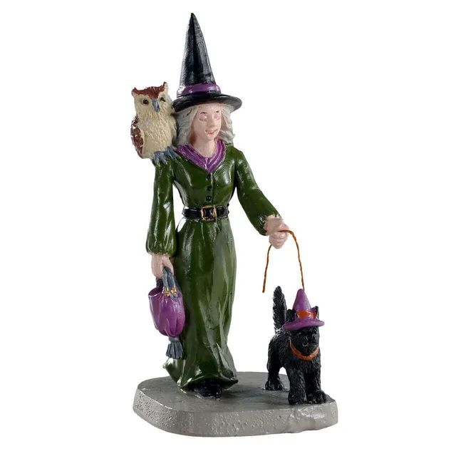 lemax-witch-shopping-figurine-sorci-re-halloween-spooky-town image 1