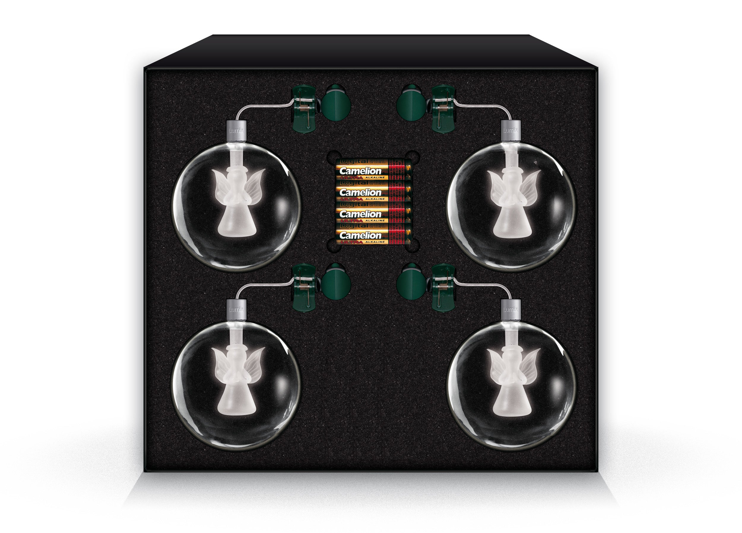 krinner-lumix-light-ball-anges-x4-boules-de-no-l-lumineuses-led image 1