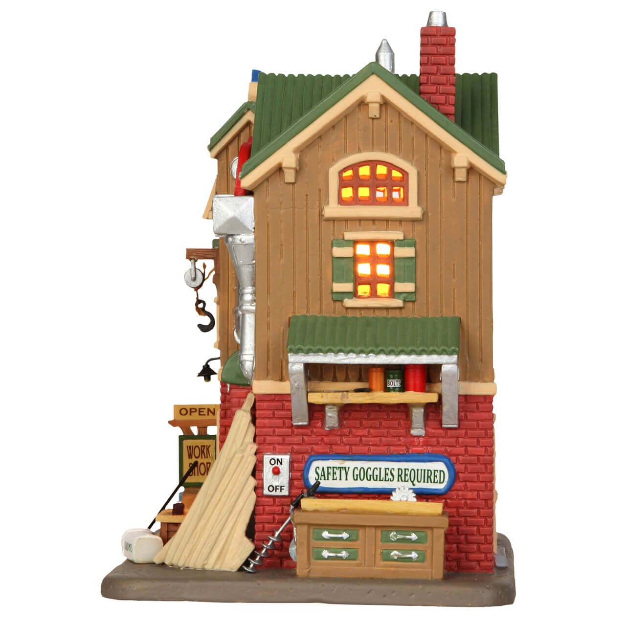 lemax-quality-woodworks-atelier-miniature-lumineux-village-de-no-l image 3