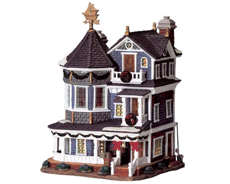 lemax-marston-manor-maison-miniature-lumineuse-village-de-no-l image 1