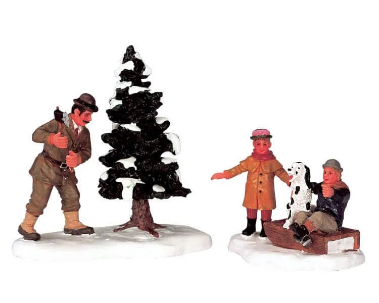 lemax-fresh-cut-christmas-tree-sapin-de-no-l-miniature image 1