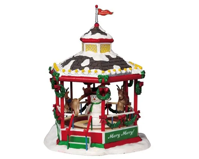 lemax-christmas-carousel-man-ge-de-no-l-miniature-lumineux image 1
