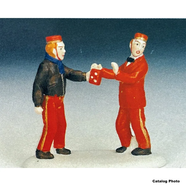 lemax-the-movie-ushers-no-more-popcorn-please-figurines-ouvreurs image 1
