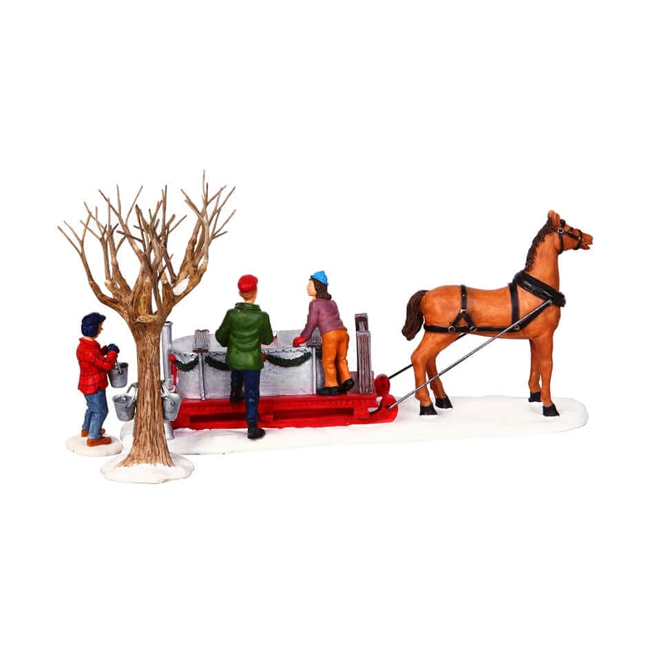 lemax-maple-syrup-sled-set-of-3-lot-3-luges-sirop-d-rable-11-cm image 3