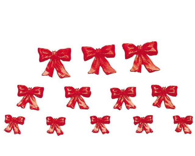 lemax-christmas-red-bow-d-coration-miniature-n-ud-rouge-de-no-l image 1