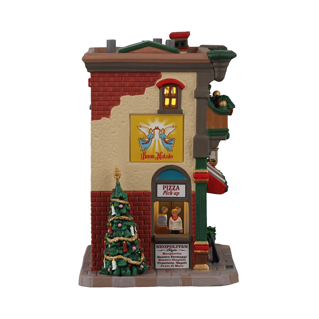lemax-mario-s-pizzeria-bistro-restaurant-miniature-lumineux-caddington image 2