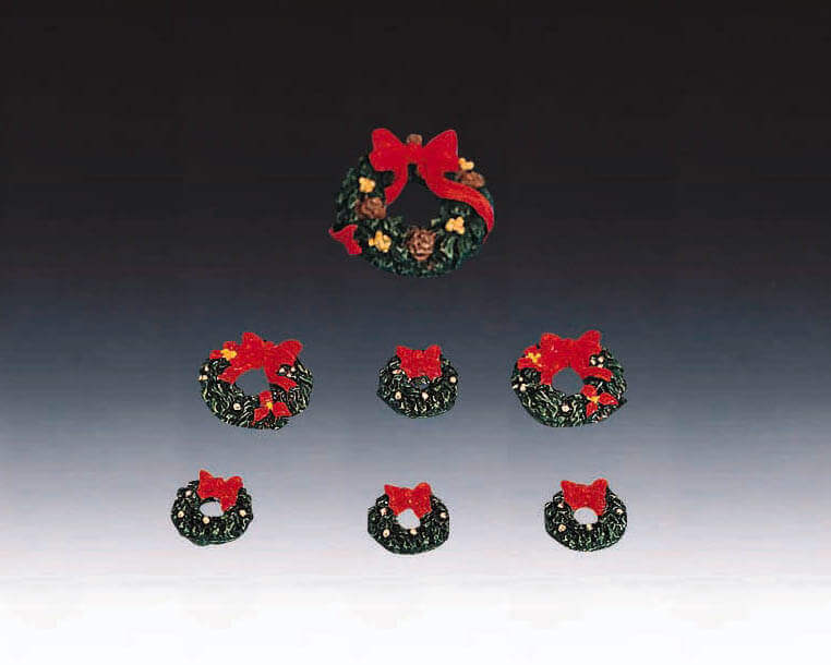 lemax-wreaths-couronnes-miniatures-accessoires-village image 1