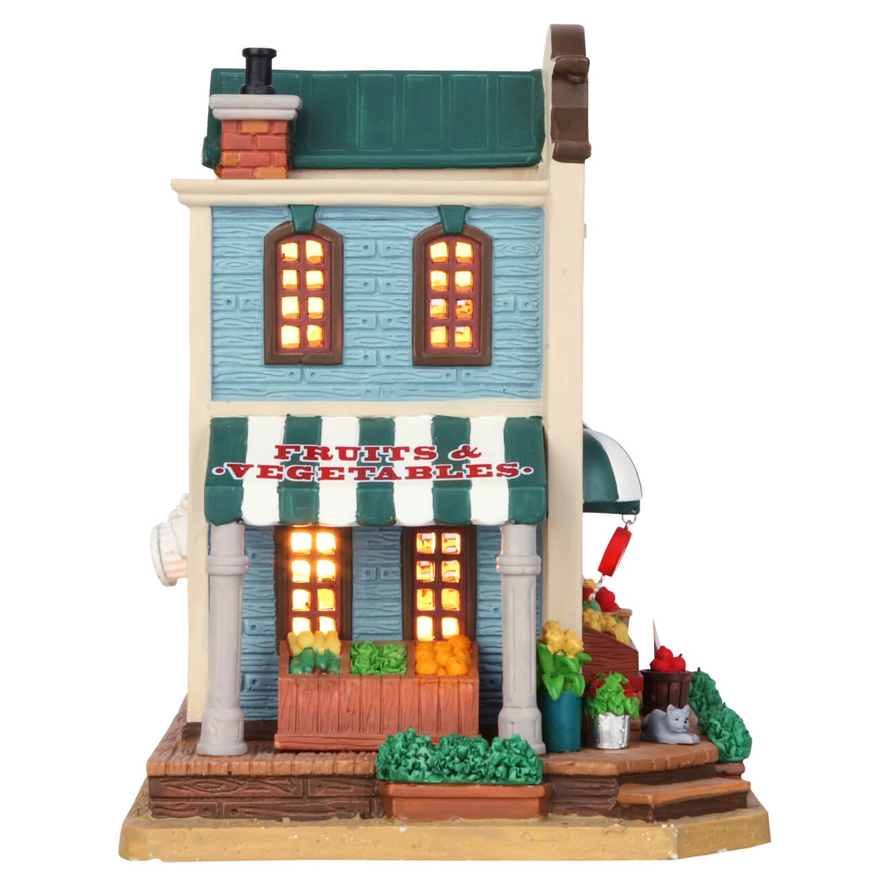 lemax-kelly-s-corner-grocery-picerie-de-village-de-no-l-lumineuse image 3