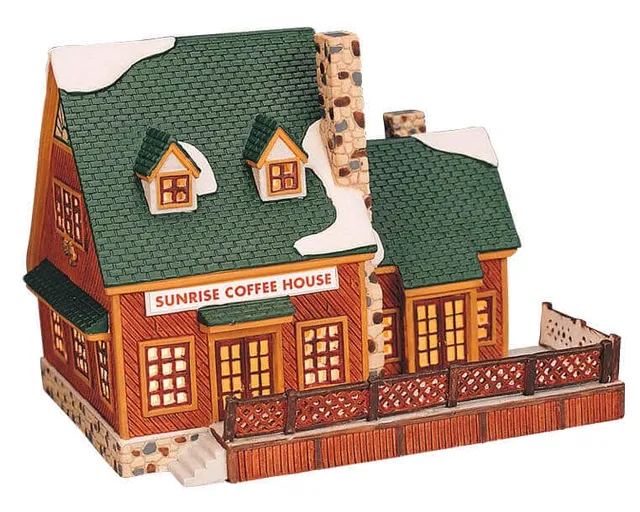 lemax-sunrise-coffee-house-caf-miniature-village-de-no-l image 1