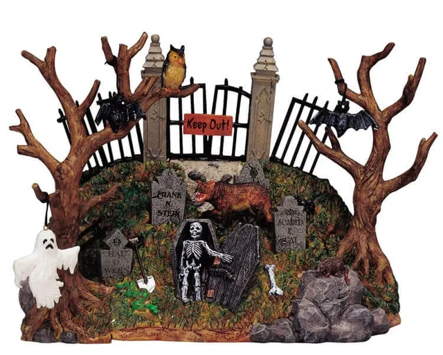lemax-spooky-knoll-d-cor-miniature-spooky-town-halloween image 1