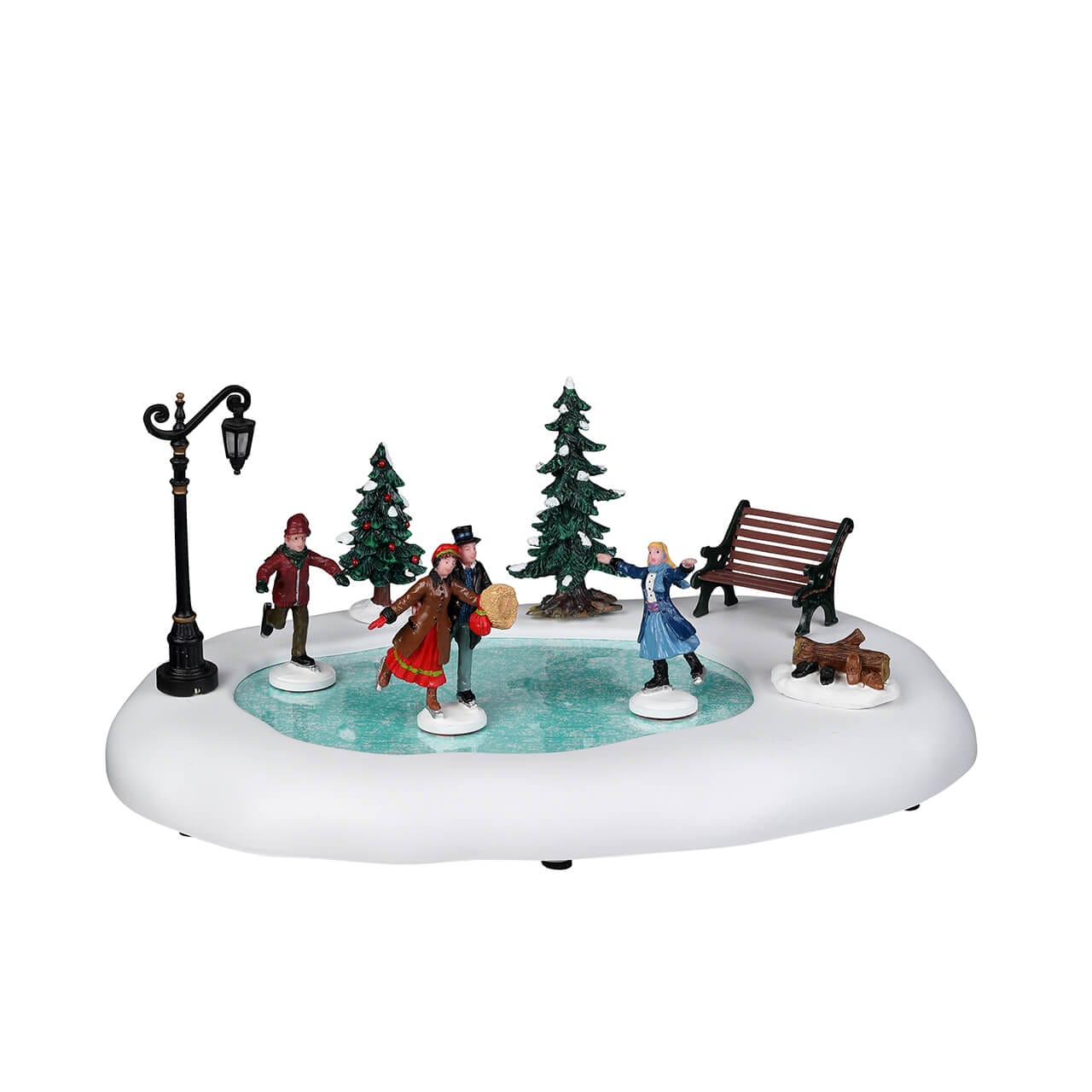 lemax-winter-skating-sc-ne-miniature-patineurs-sur-glace-caddington image 1