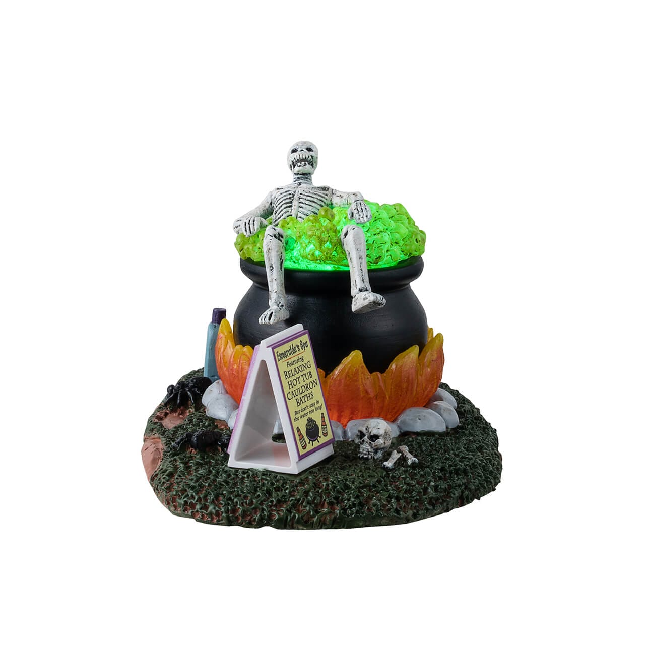 lemax-nothing-like-a-hot-bath-figurine-spa-de-sorci-re-spooky-town image 3