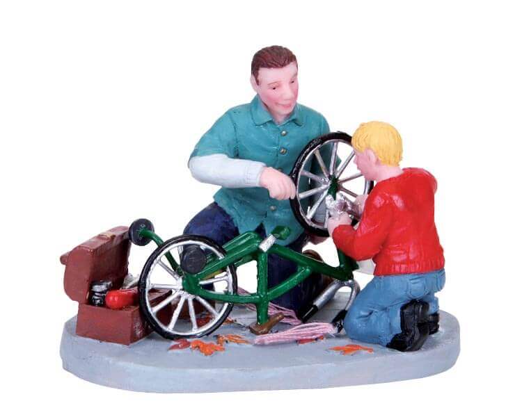 lemax-father-and-son-fix-it-figurines-p-re-et-fils-bricolage image 2