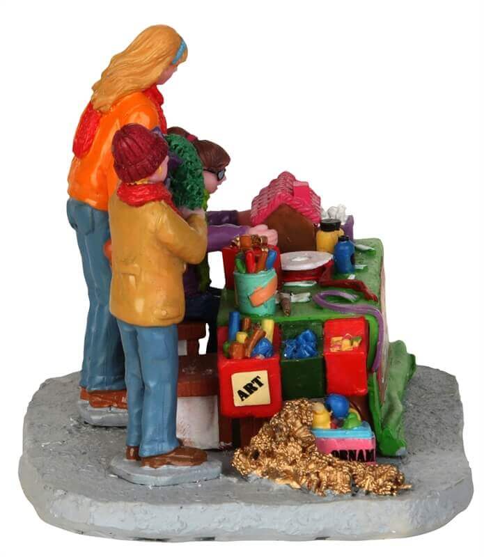 lemax-gift-wrapping-together-figurines-emballage-cadeaux-no-l image 2