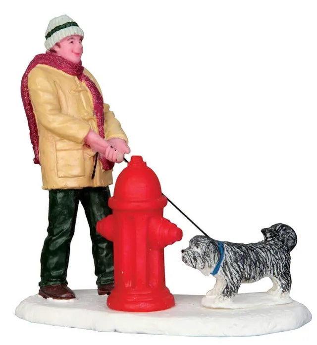 lemax-fire-hydrant-bouche-d-incendie-miniature-rouge image 1