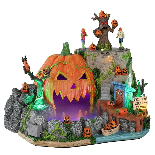 lemax-isle-of-creepy-jacks-le-spooky-town-citrouilles-anim-e image 1