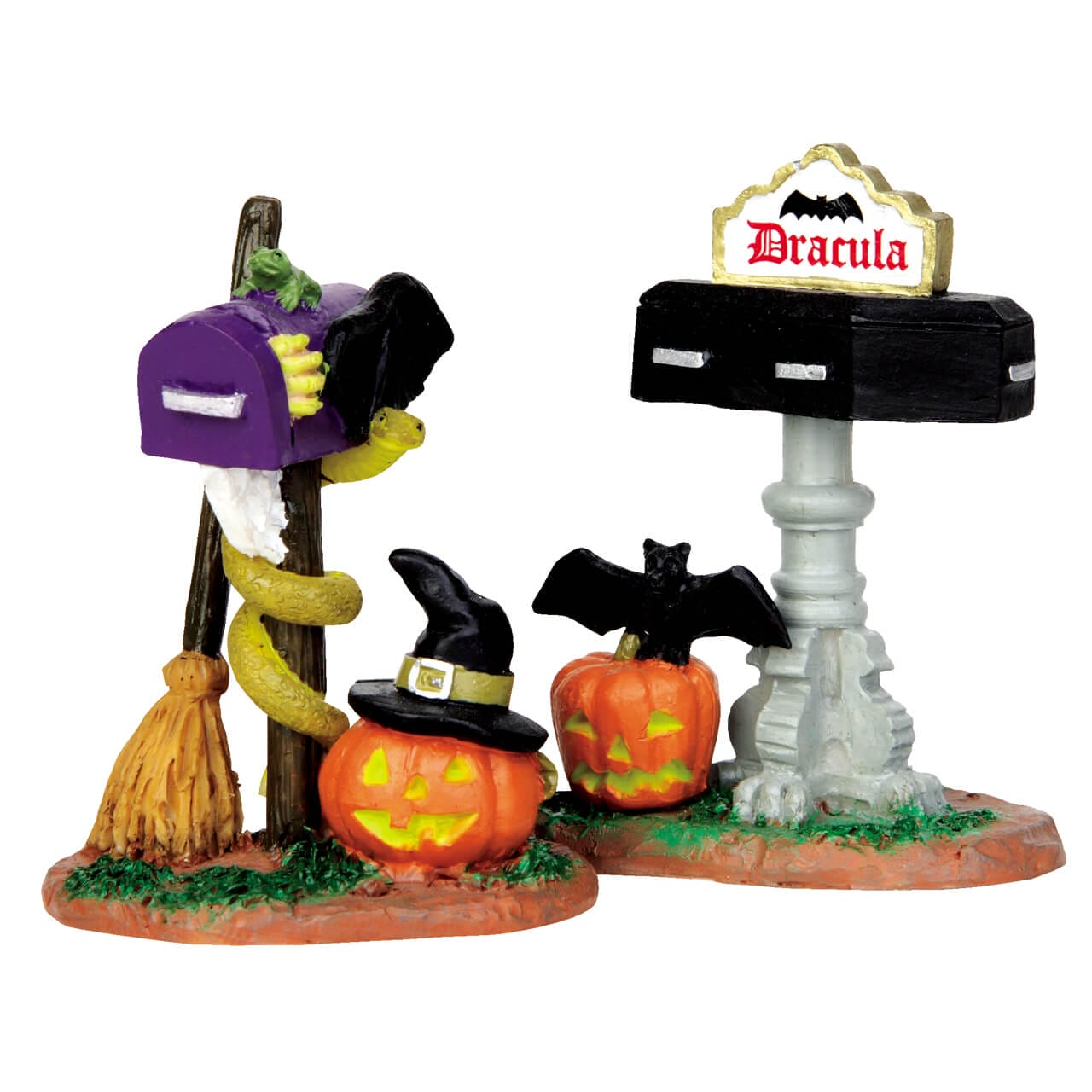 lemax-monster-mailboxes-set-of-2-bo-tes-aux-lettres-halloween-spooky-town image 1