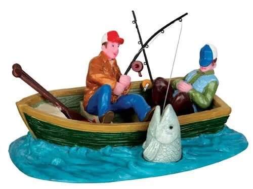 lemax-fish-tale-in-the-making-figurine-p-che-village image 1