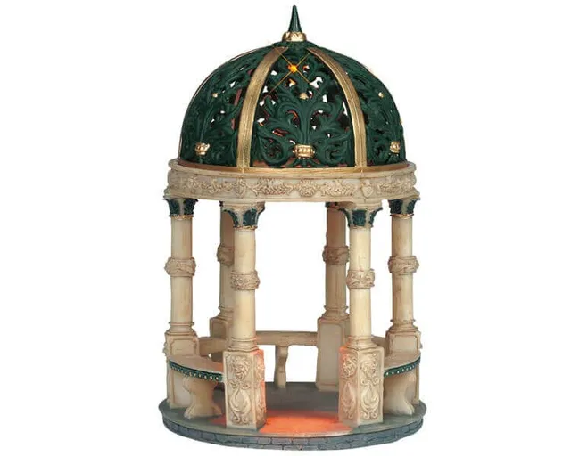 lemax-lighted-grand-gazebo-kiosque-lumineux-miniature image 1