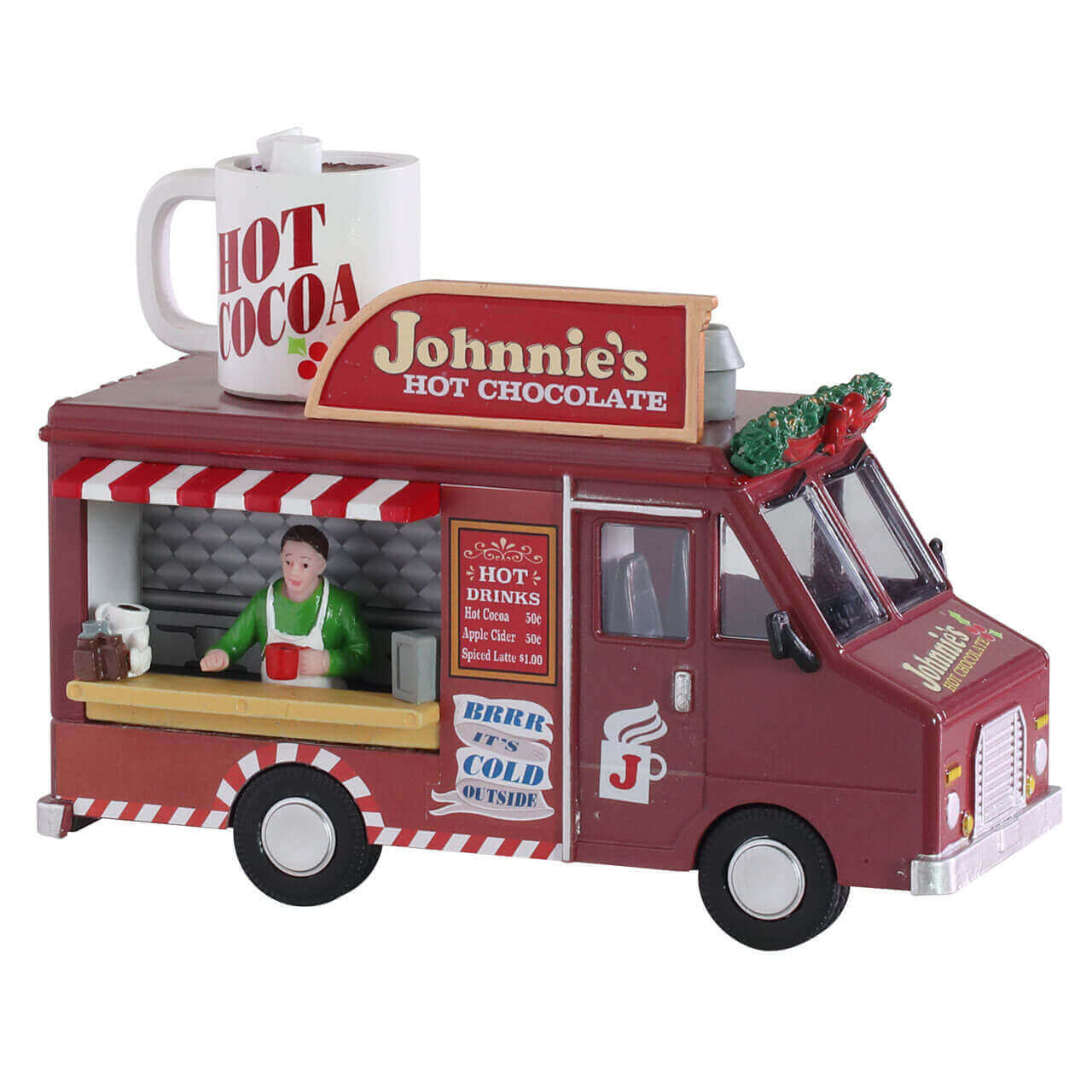 lemax-johnnie-s-hot-chocolate-camion-gourmand-lumineux image 1