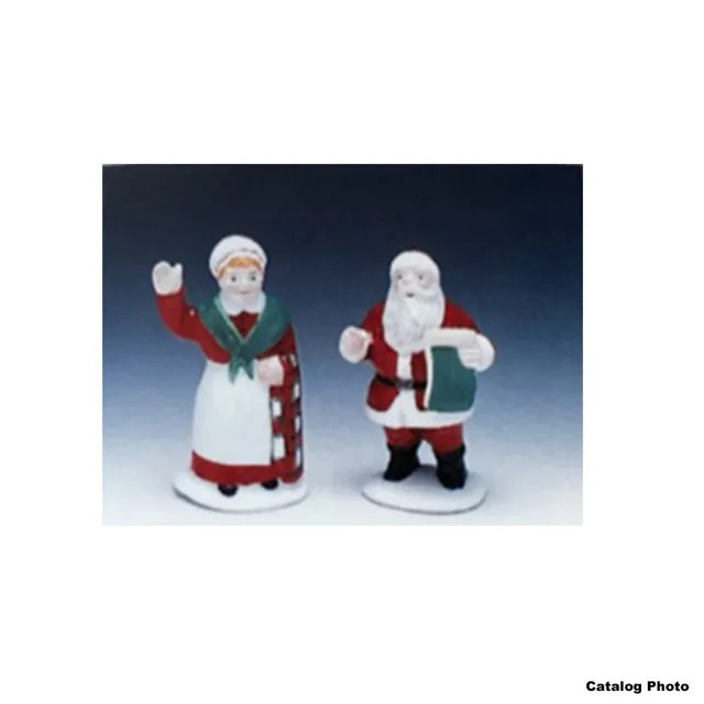 lemax-mr-mrs-santa-claus-figurines-couple-de-no-l image 1