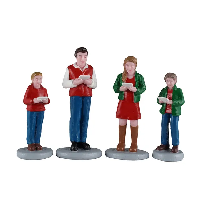 lemax-caroling-family-famille-de-chanteurs-caddington-village-de-no-l image 1