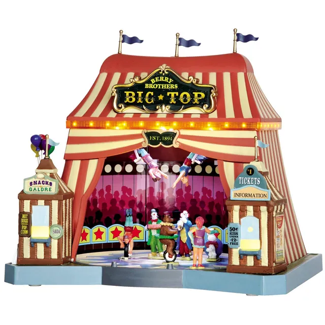 lemax-berry-brothers-big-top-grand-chapiteau-de-cirque-anim-lumineux image 1