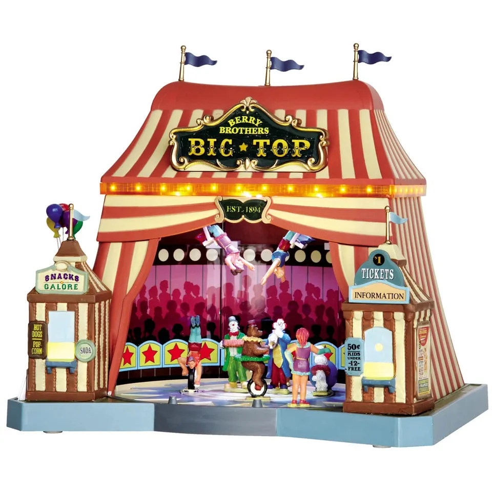 lemax-berry-brothers-big-top-grand-chapiteau-de-cirque-anim-lumineux image 1