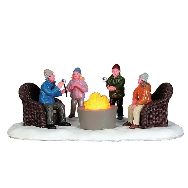lemax-fire-pit-brasero-miniature-village-de-no-l image 1
