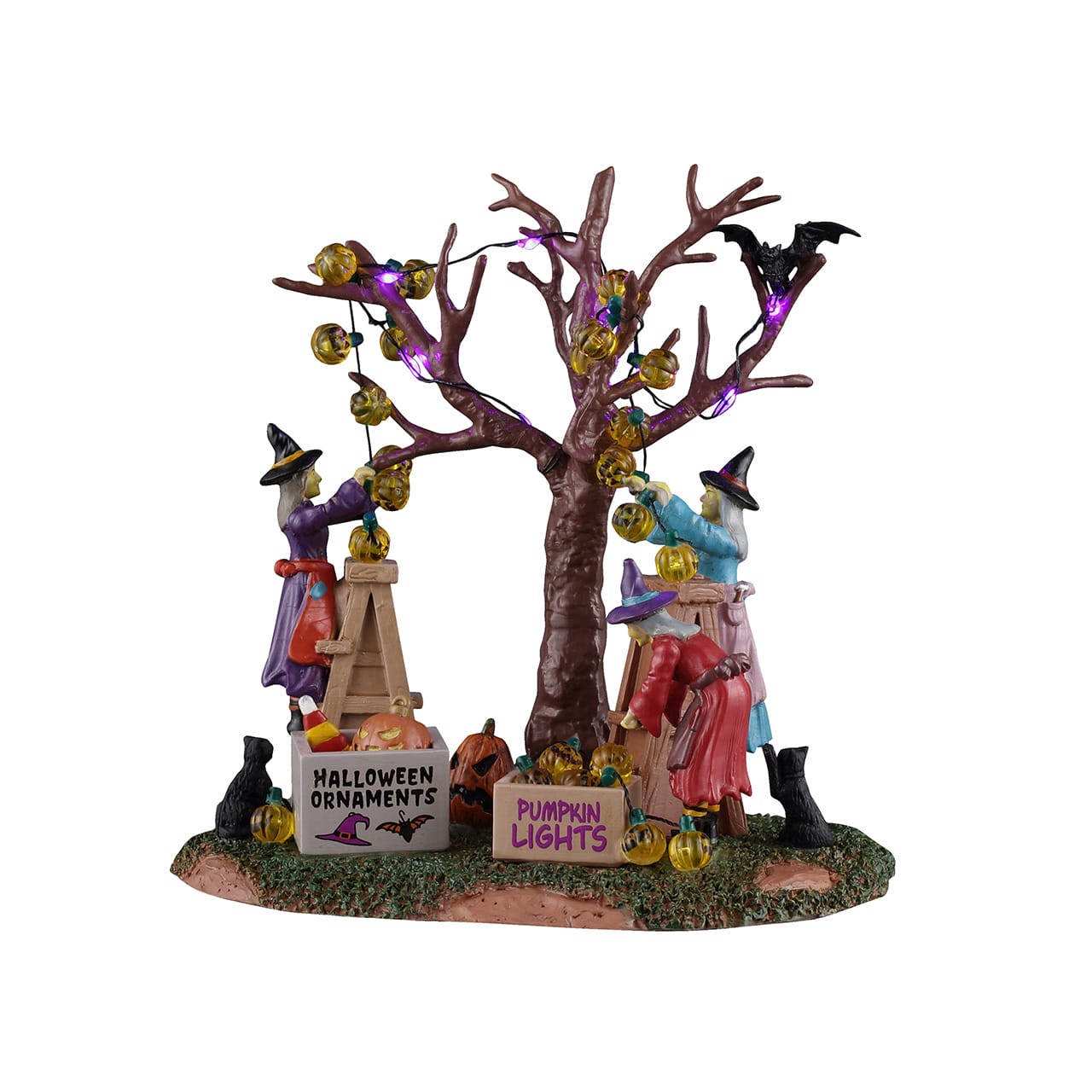 lemax-decorating-the-spooky-tree-figurine-village-halloween-spooky-town image 5