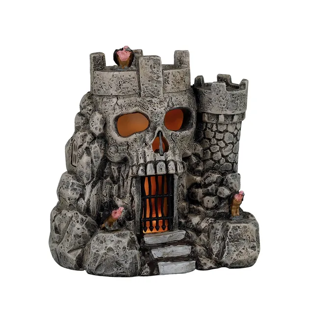 lemax-skull-castle-ch-teau-hant-spooky-town-lumineux image 1