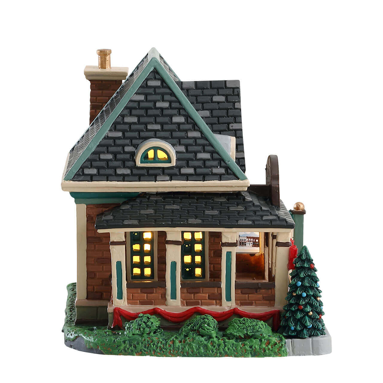 lemax-caddington-visitor-center-b-timent-miniature-lumineux-accueil-village image 3