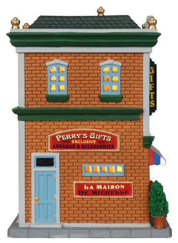 lemax-perry-s-corner-maison-lumineuse-de-village-de-no-l image 2