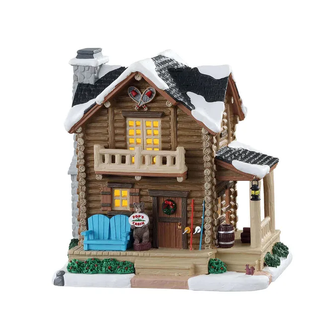 lemax-pop-s-cabin-maison-miniature-lumineuse-vail-village image 1