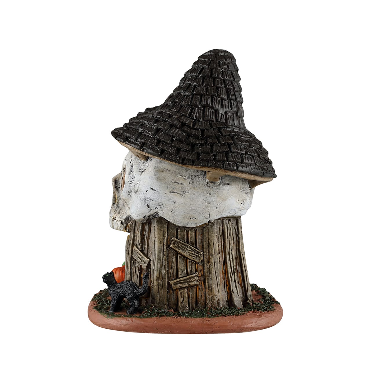 lemax-witch-s-skull-hut-cabane-cr-ne-de-sorci-re-spooky-town image 3