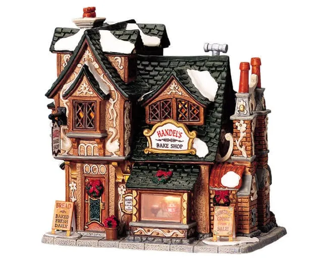 lemax-handel-s-bake-shop-boulangerie-miniature-lumineuse-village-de-no-l image 1