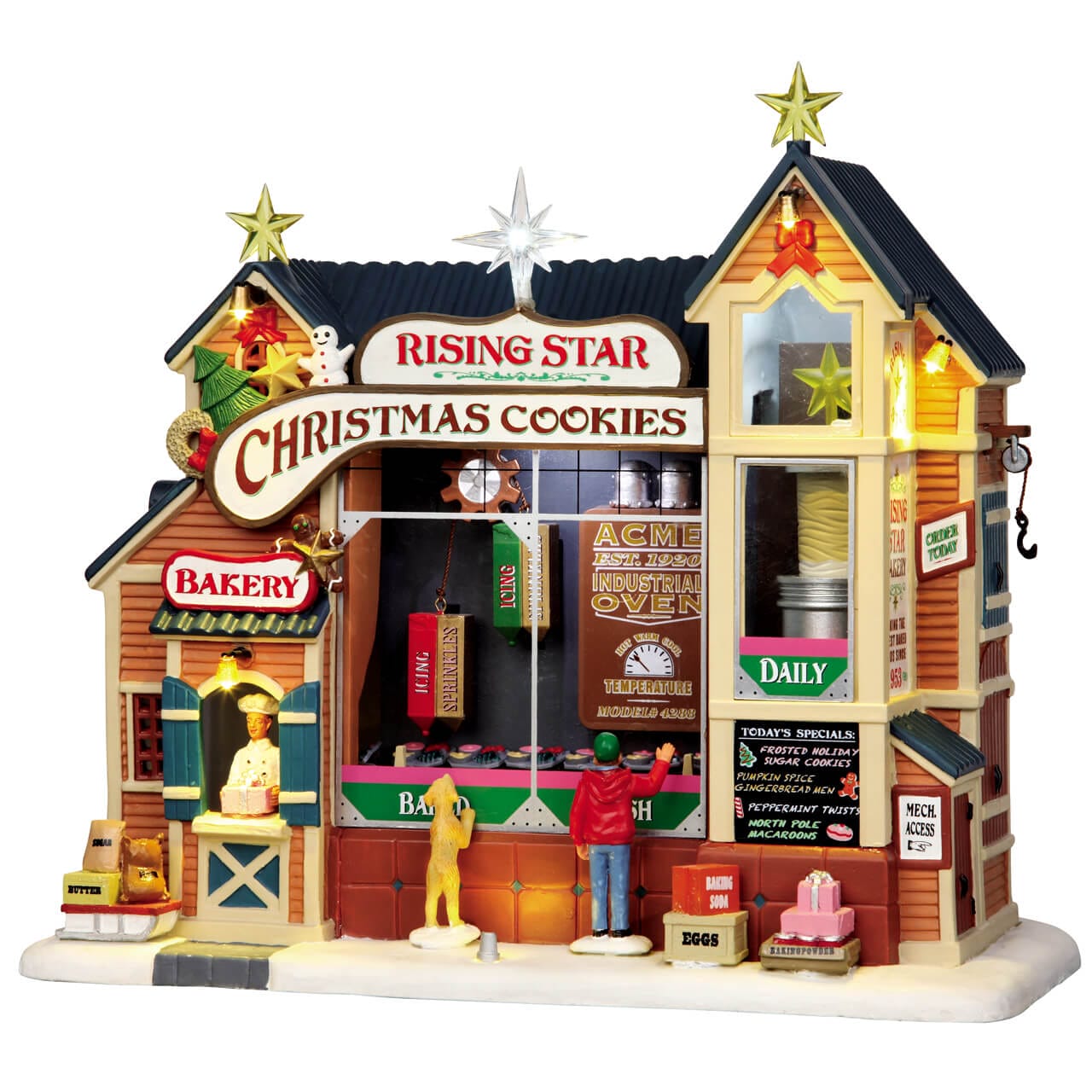 lemax-rising-star-bakery-boulangerie-anim-e-de-village-miniature image 1
