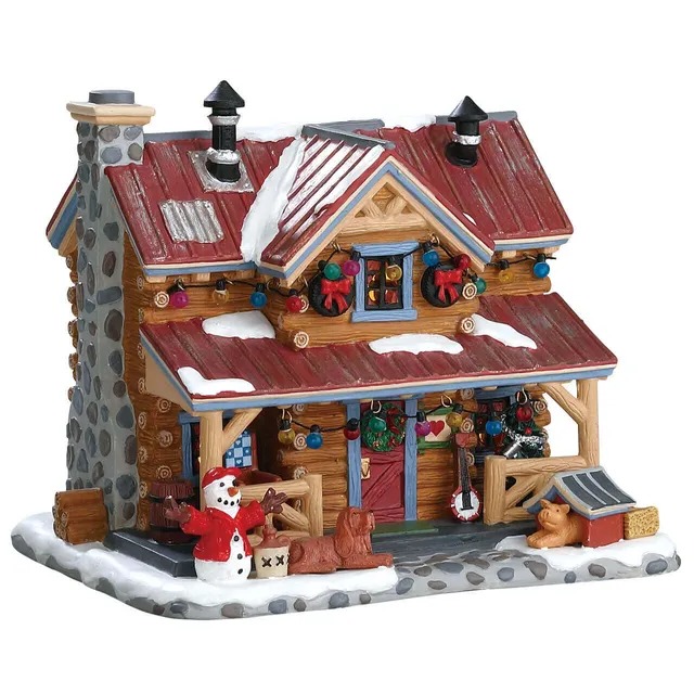 lemax-jasper-s-cabin-cabane-lumineuse-village-de-no-l image 1