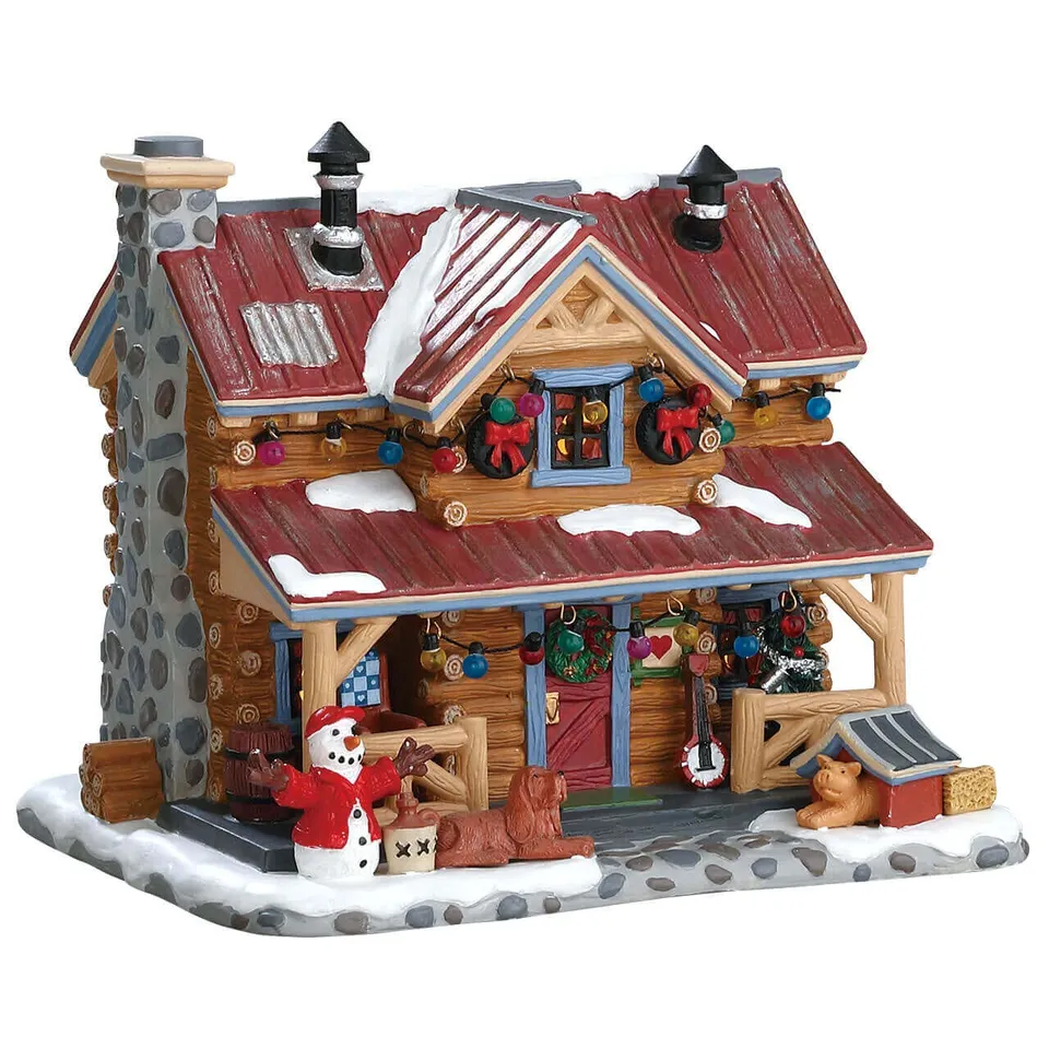 lemax-jasper-s-cabin-cabane-lumineuse-village-de-no-l image 1
