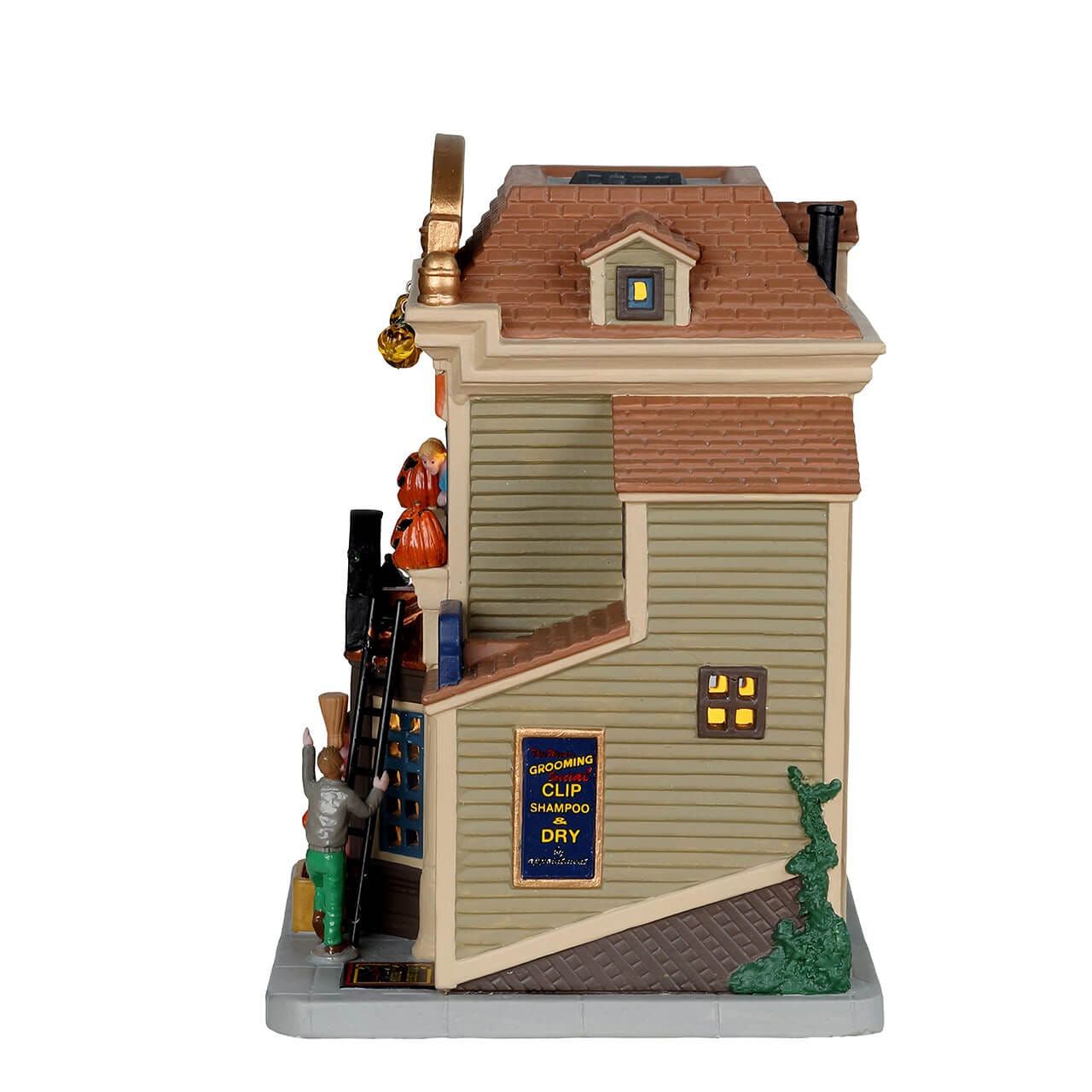 lemax-bailey-bella-pet-shop-boutique-miniature-halloween-spooky-town image 3