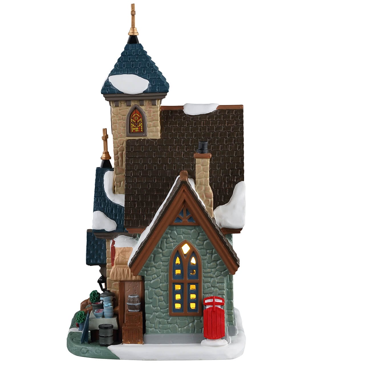 lemax-st-patrick-s-food-pantry-soup-kitchen-b-timent-miniature-lumineux-caddingt image 3