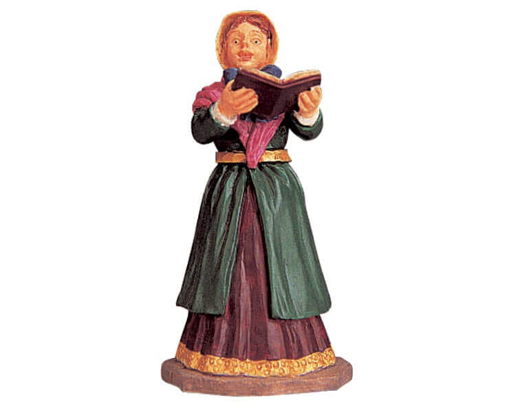 lemax-caroller-woman-figurine-chanteuse-de-no-l image 2